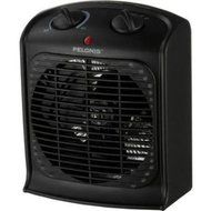 Pelonis Fan-forced Black Portable Space Heater with Thermostat-new, Three Heat Settings (Low, Medium and High)... N3