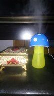 LAYlala&reg; Unique Beautiful Mushroom Design 200ml Ultrasonic USB Air Humidifier Purifier with Led Light for Office... N2