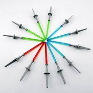 Adorox Star Wars Lightsaber Cupcake Picks Toppers Birthday Fun Party Decorations Kit (12)