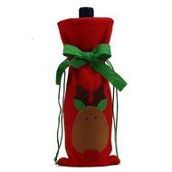 Tie Bottle Sets,Morecome Decor Santa Reindeer Tree Christmas Bottle Cover (C)