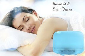 500ml Essential Oil Diffuser by Lumanux - Cool Mist Ultrasonic Air Humidifier with 10 Hours Continuous Mist, 4... N3