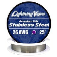 LV Stainless Steel 316L Wire 26 AWG - 25'