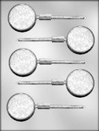 CK Products 2-Inch Plain Flat Circle Chocolate Mold