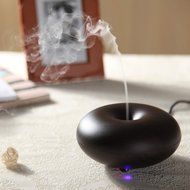 BEW Aromatherapy Diffuser,Wood Grain Cool Mist Ultrasonic Humidifier for Office Home Bedroom Living Room Study... N18