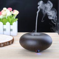 BEW Aromatherapy Diffuser,Wood Grain Cool Mist Ultrasonic Humidifier for Office Home Bedroom Living Room Study... N19