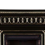 Grace 47 in. Indoor Portable Freestanding Corner Elegant Electric Media Fireplace in Black N3