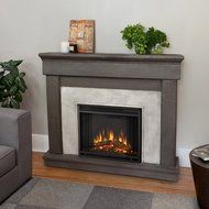 Real Flame Cascade Indoor Electric Fireplace - Dune Stone