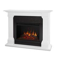 Real Flame Callaway White Metal Grand Electric Fireplace N5
