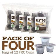 Ethiopian Yirgacheffe OFT Coffee, 48 ct. FRC Cups, Fresh Roasted Coffee LLC.