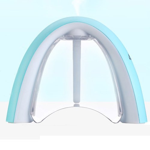 Rainbow Light Color Luminous Lamp Air Humidifier - Creative Message Board (Black) N4