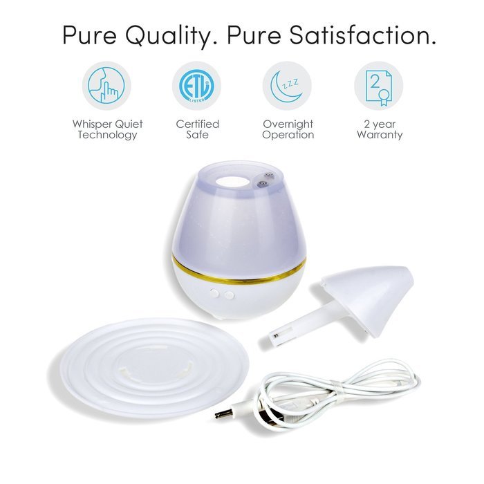 Air Humidifier StarVast Mini Ultrasonic Car Cool Mist Air Purifier 250ML USB Home & Office Oil Aroma Diffuser... N7