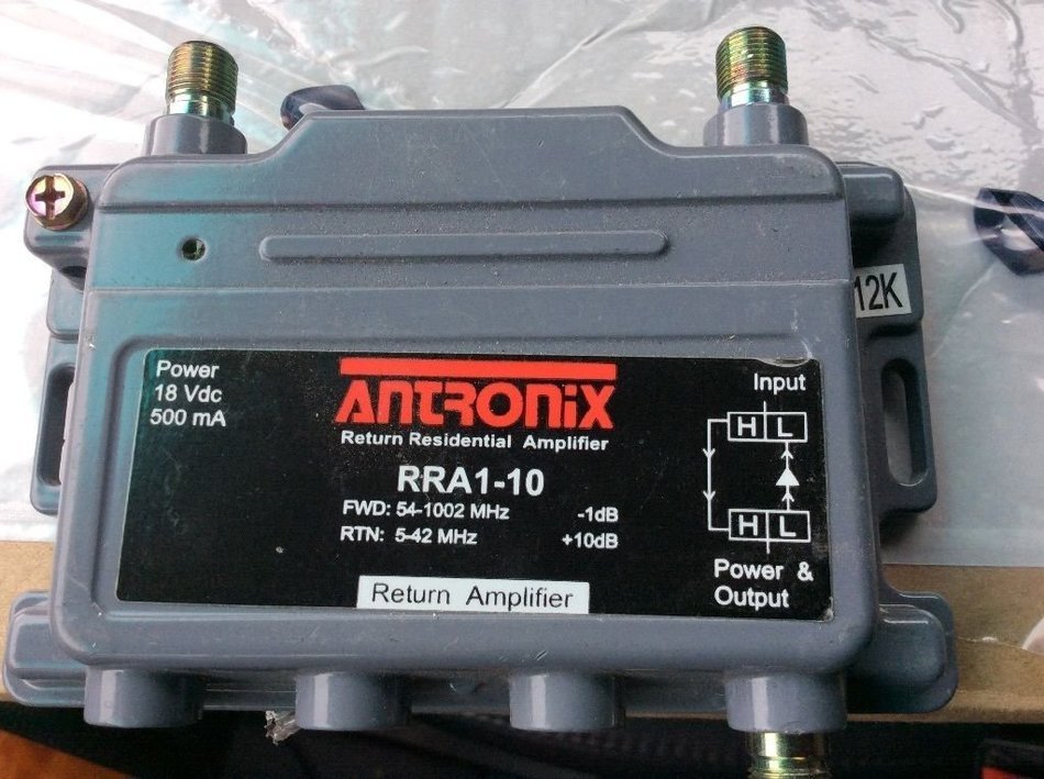 Antronix RRA1-10 Coaxial CATV 10db Return Amplifier