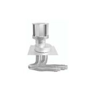 DuraVent 46DVA-CL33 4" x 6-5/8" Inner Diameter - DirectVent Pro Direct Vent Pipe, Galvanized