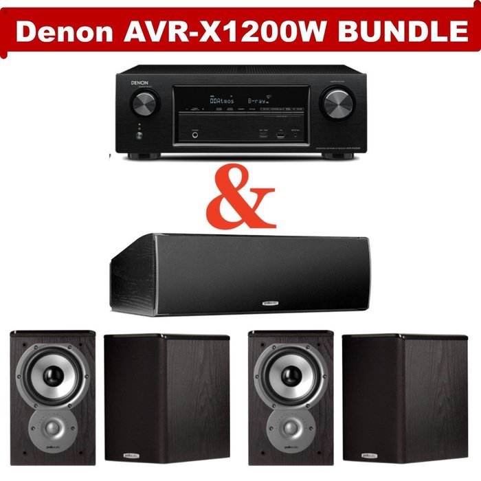 Denon AVR-X1200W 7.2 Channel Full 4K Ultra HD A/V Receiver (Bluetooth/Wi-Fi/Apple AirPlay/Dolby Atmos) NOW WITH... N2