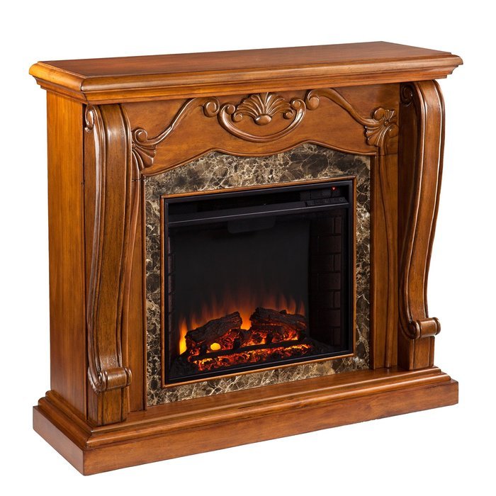 Cardona Electric Fireplace - Walnut N3