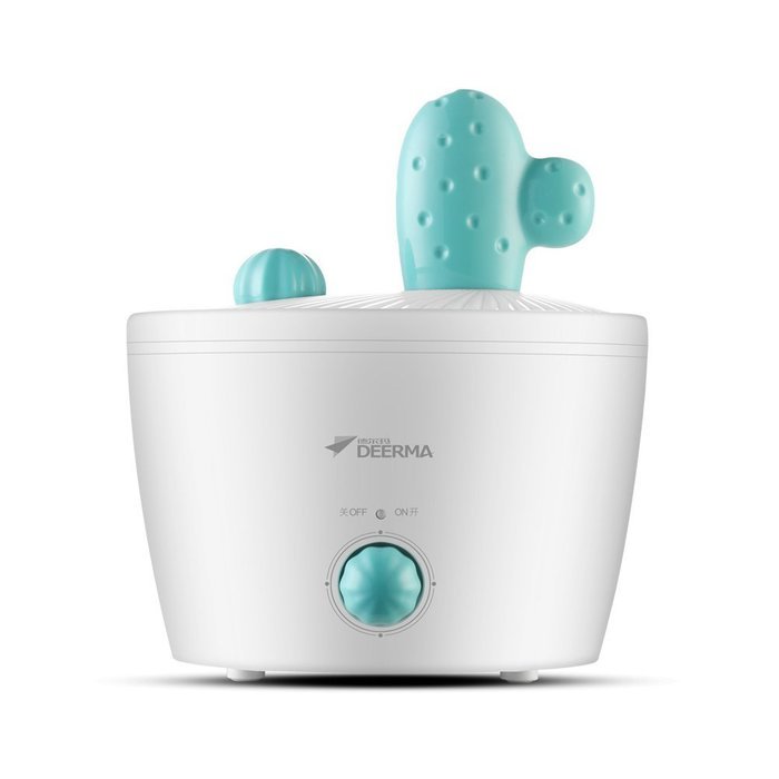 LvDD Humidifier 1L Mini Ultrasonic Cool Mist Oil Aroma Diffuser for Home Office Bedroom, Low Noise (Green)