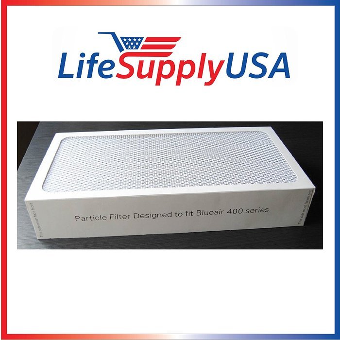 10 Air Purifier Filters fits ALL Blueair 400 Models 400PF, 401, 401PF, 410B, 402, 403, 410 450E, 455, 455EB; Designed...
