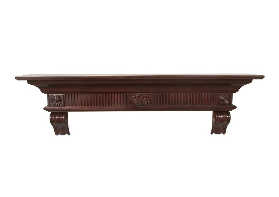 Pearl Mantels 416-60-70 Devonshire Wood 60-Inch Mantel Shelf, Distressed Cherry N2