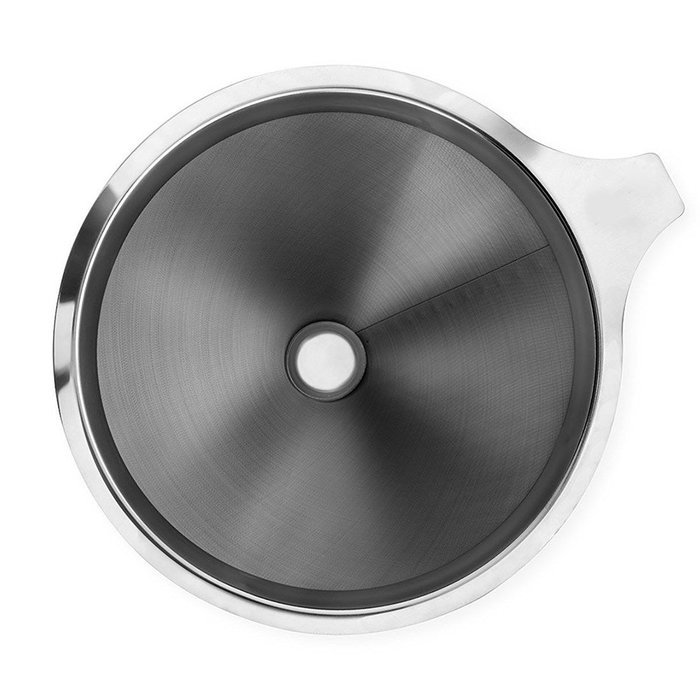 Jiyaru Stainless Steel Pour Over Coffee Cone Dripper With Cup Stand- Perfect for Manual Brewing - Ultra Fine Micro...