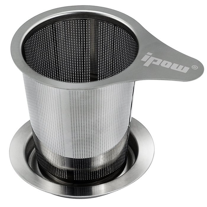 Yoassi Brew-in-mug Teapot Extra Fine Mesh Tea Strainer Infuser Steeper 18/8 Stainless Steel Strainer with Lid... N2