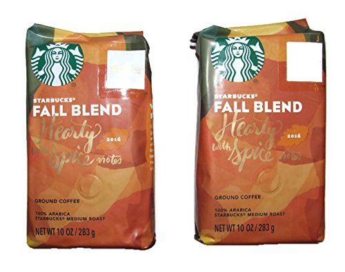 Starbucks Fall Blend 2016, Ground, 10 oz. bag (PACK OF 2)
