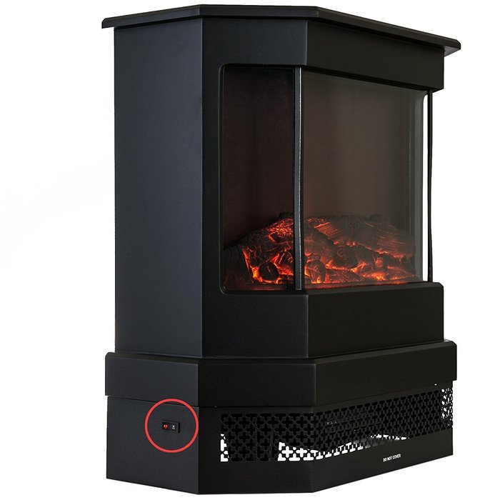 Golden Vantage 23" European Style Freestand Portable Modern Electric Fireplace Heater Stove EF330 N2