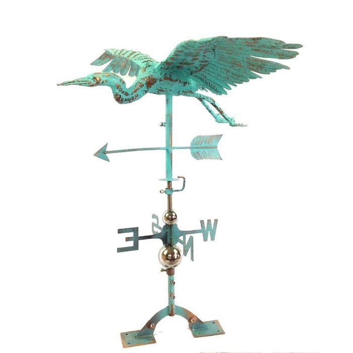 The Urban Port C215-123109 Antique Rustic Copper Steel Bird Weathervane by Urban Port
