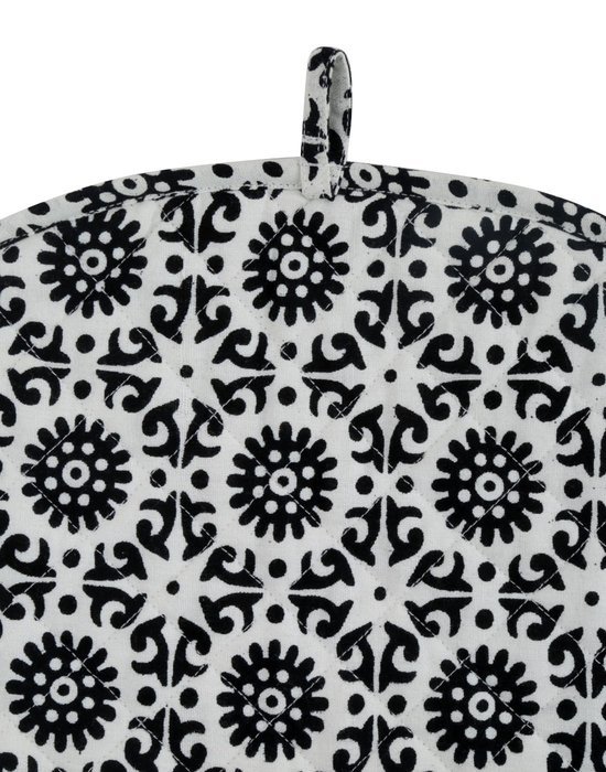Blue Tea Cosy Cotton 15x11 Tea Cozy Printed Floral By Rajrang N7