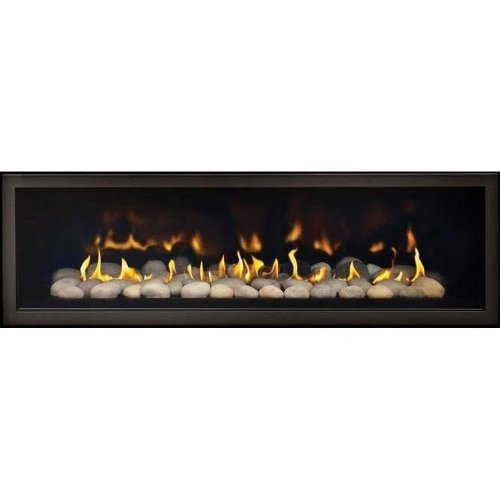 Napoleon LHD50P Linear Series 50" Direct Vent Fireplace Up to 30 000 BTUs Linear Burn with Uniform Flame Pattern... N2