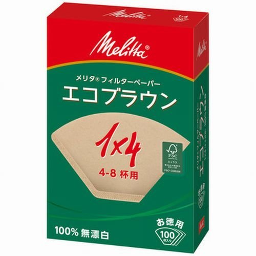 Melita PE-14GB paper filter "Eco Brown" 4-8 cups for (input 100 sheets)