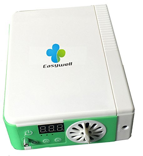 Easywell Handheld Oxygen Concentrator EW-20B with Nasal Inhaler, Ear-hanger inhaler and Mask, Battery N5