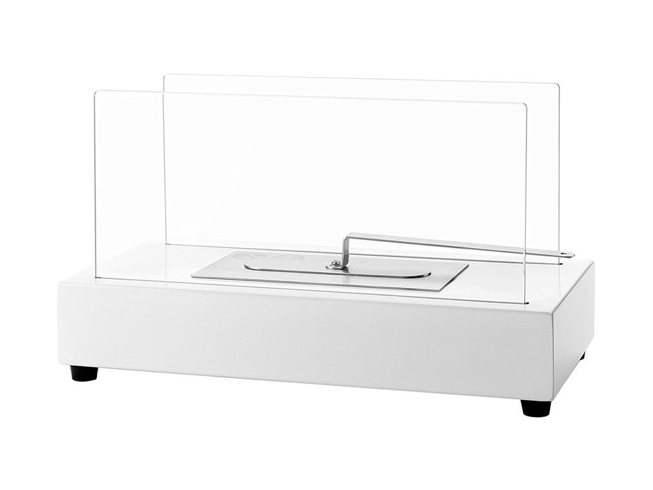 Ignis Portable Tabletop Ventless Bio Ethanol Fireplace - Tower (Stainless Steel) N9
