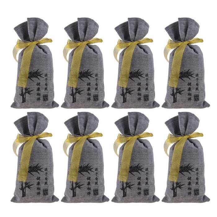 Kmise All Natural Bamboo Charcoal Deodorizer Bag Air Purifiers For Home Allergies Smokers Portable Odor Eliminator... N11