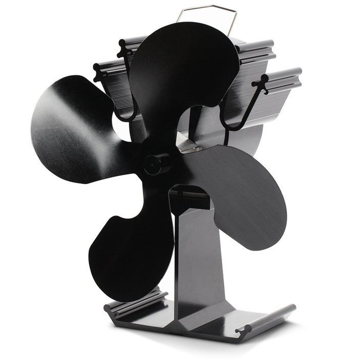 2016 Model - Kenley Heat Powered Eco Friendly Stove Top Fan for Fireplace Wood Log Coal Fire Burner - 4 Blades N2