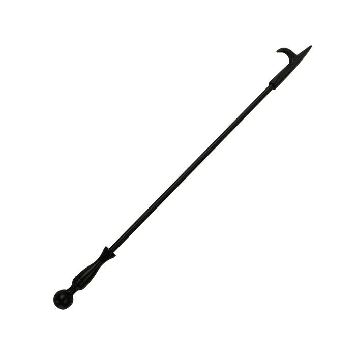 Amagabeli Fireplace Toolset 5 Pieces Wrought Iron Tools Rustic with Ball Handles , 31-inch High , Black N3