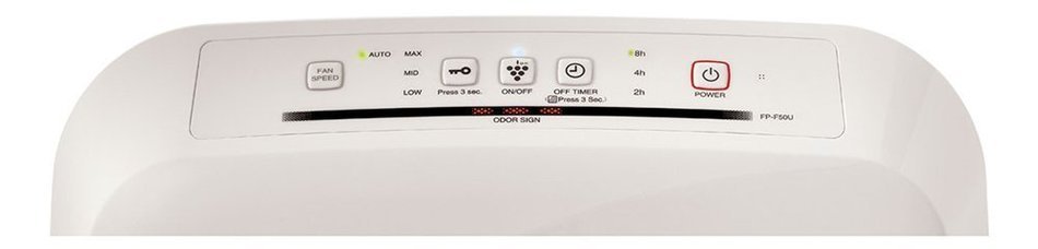 Sharp FPF50UW Plasmacluster Ion Air Purifier with True HEPA Filter N4