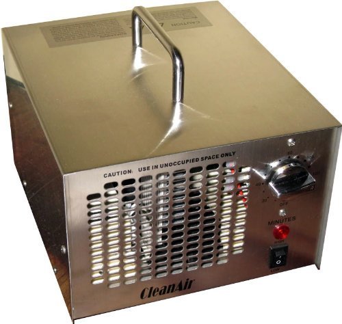 CleanAir Commercial Stainless Steel Ozone Generator 7,000 Mg 7g Air Deodorizer Ionizer N3