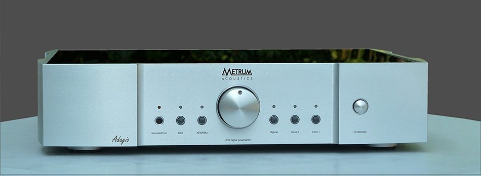 Metrum Acoustics Adagio Digital Preamplifier / DAC, Silver
