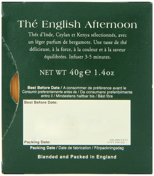 Ahmad Tea English Afternoon Tea, 20 Count (Pack of 6) N4