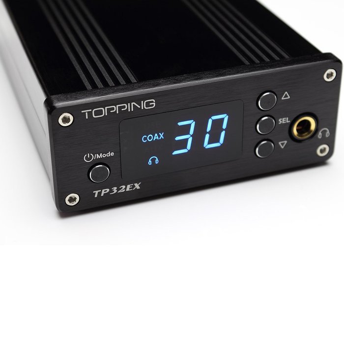 TOPPING TP32EX Tripath TK2050 T-AMP USB DAC Headphone amplifier Black