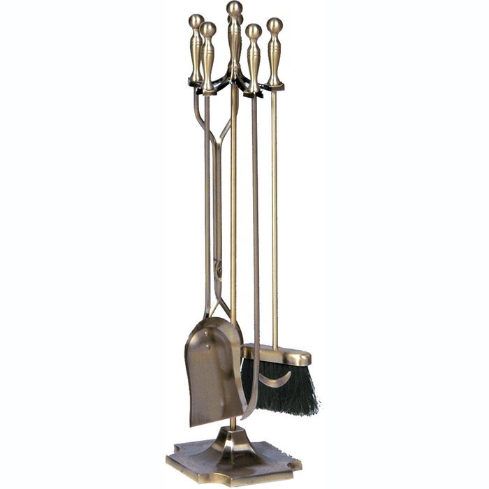 UniFlame Pawn Top Fireplace Tool Set N3