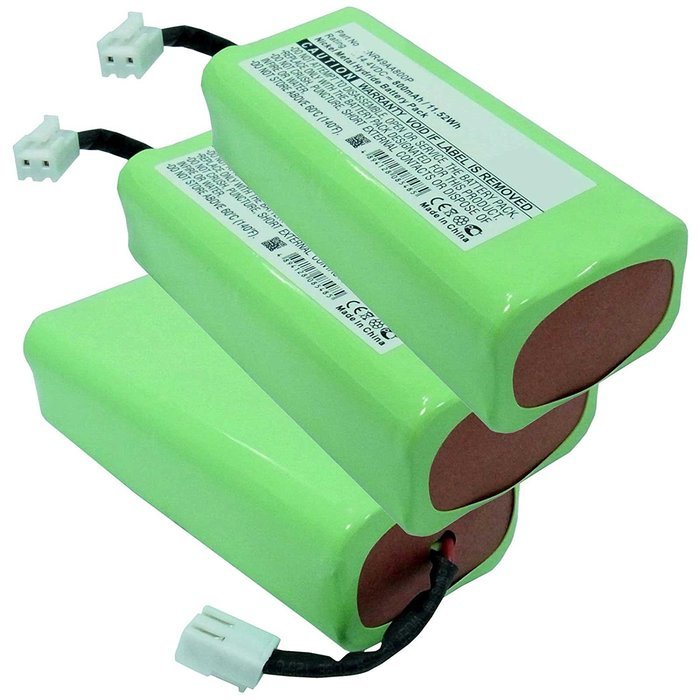 3x Exell EBVB-161 NiMH 14.4V 800mAh Vacuum Battery For PHILIPS FC8800, FC8802 Vacuums. Replaces PHILIPS NR49AA800P...