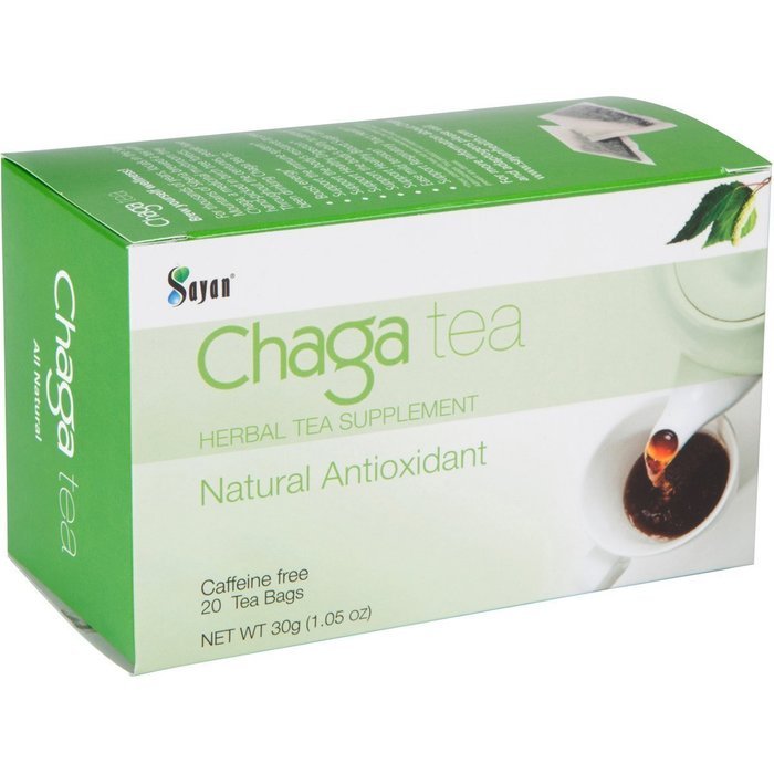 Sayan Siberian Chaga Mushroom Tea &ndash; Wild Harvested Raw and Extract Chaga, Herbal Tea Supplement, Caffeine Free... N7