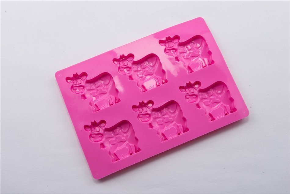 6 Cavity Little Caw Shape Cake Mold Cartoon Baking Handmade Mould