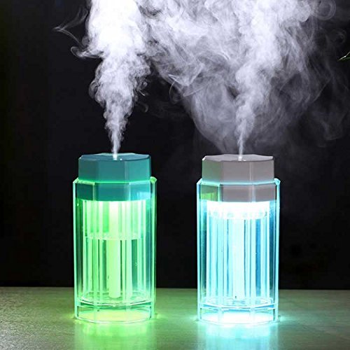 Gefee USB Powered 7 Colour Light Touch Humidifier Exquisite 7 Colour Night Light Pure Evaporation Electrical Heating... N7