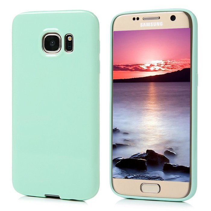 Badalink Galaxy S7 Case Candy Color Soft TPU Rubber Skin Bumper Case Shockproof Flexible Easy Grip Slip Rrsistant... N49