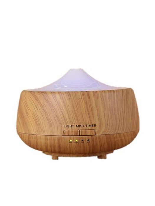 250ml Aromatherapy Essential Oil Diffuser, Wood Grain (Black) N3
