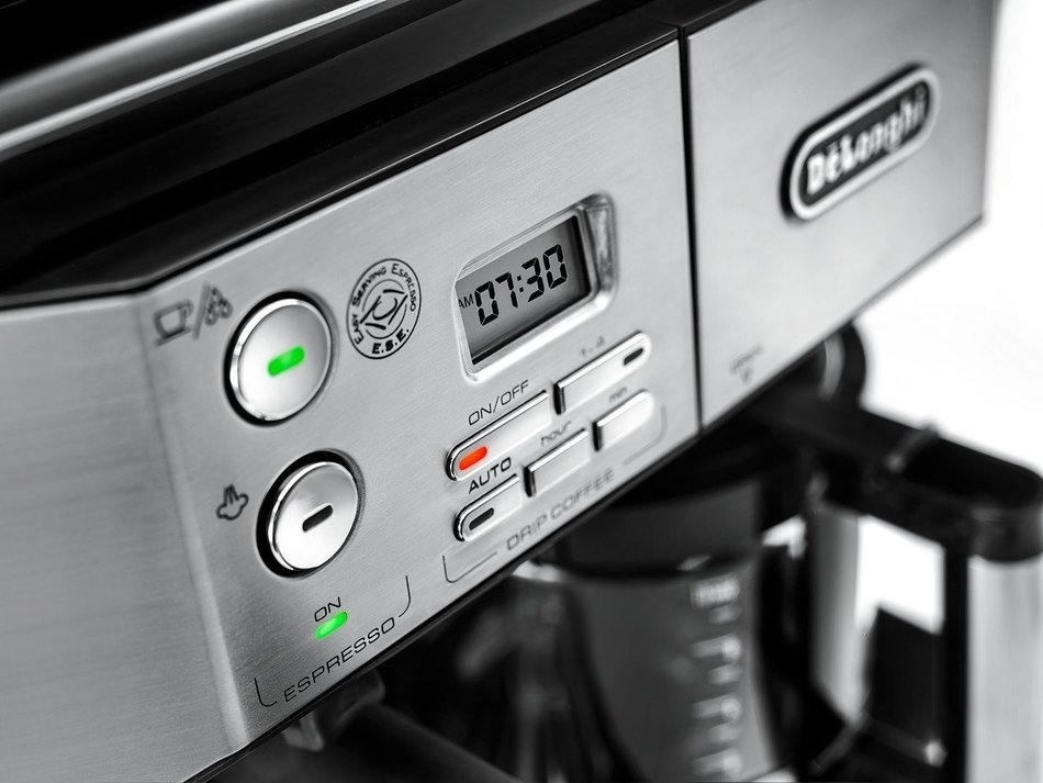 DeLonghi America BCO430 Combi Coffee and Espresso Machine, Silver