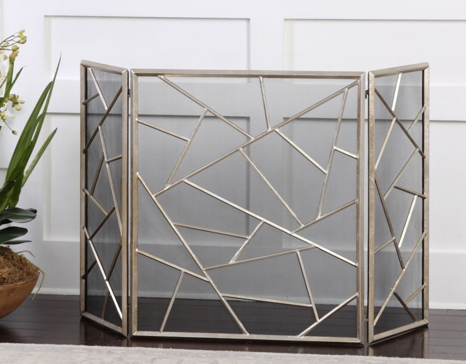 Uttermost Armino Modern Fireplace Screen N2
