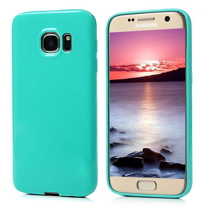 Badalink Galaxy S7 Case Candy Color Soft TPU Rubber Skin Bumper Case Shockproof Flexible Easy Grip Slip Rrsistant... N69